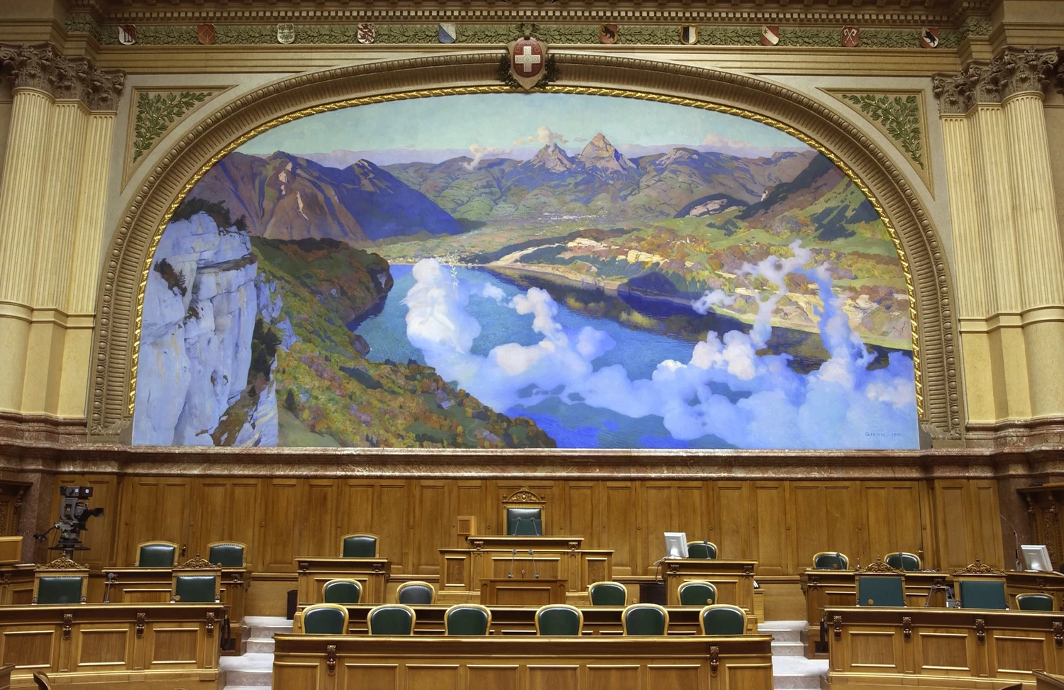 Charles Giron - La sede della Federazione, Palazzo federale, Berna